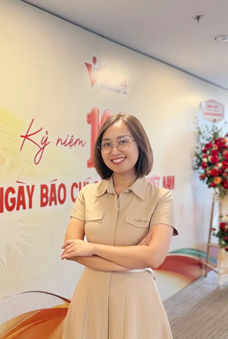 Vũ Huyền Linh tại VietNamNet dịp kỷ niệm Ngày Báo chí Cách mạng Việt Nam